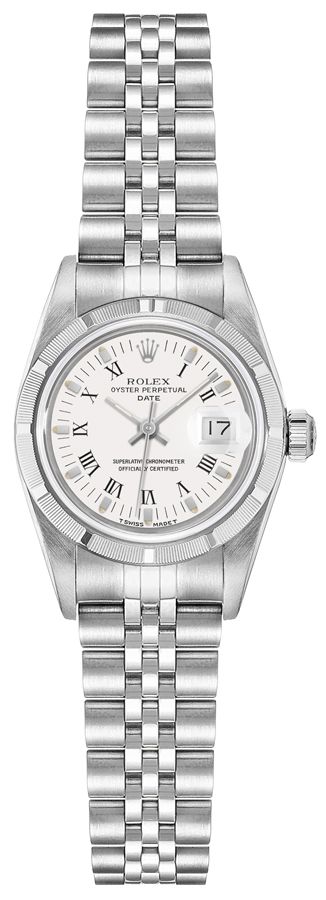 Rolex Oyster Perpetual Watches Ladies White Self winding Automatic 69190-WHTRSJ Watch