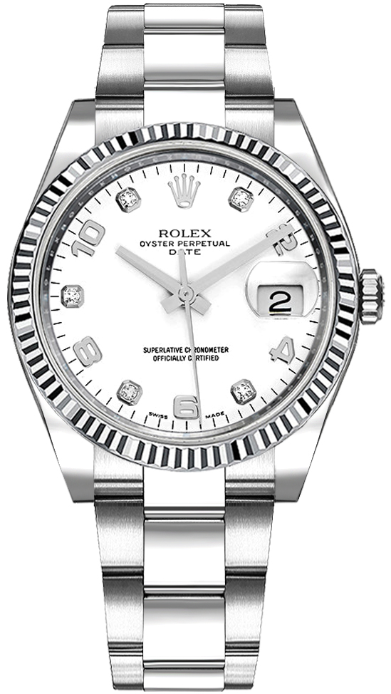 Rolex Oyster Perpetual Watches  White Self winding Automatic 115234-0010 Watch