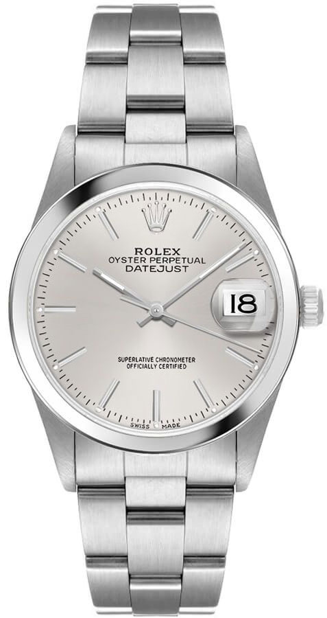 Rolex Oyster Perpetual Watches Mens Silver Self winding Automatic 15200-SLVSO Watch