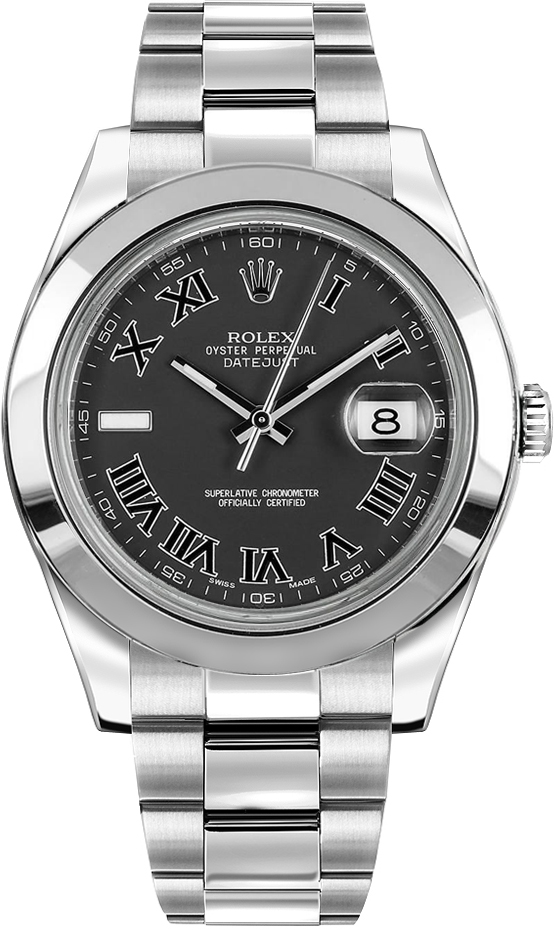 Rolex Datejust Watches Mens Grey Self winding Automatic 116300-0006 Watch
