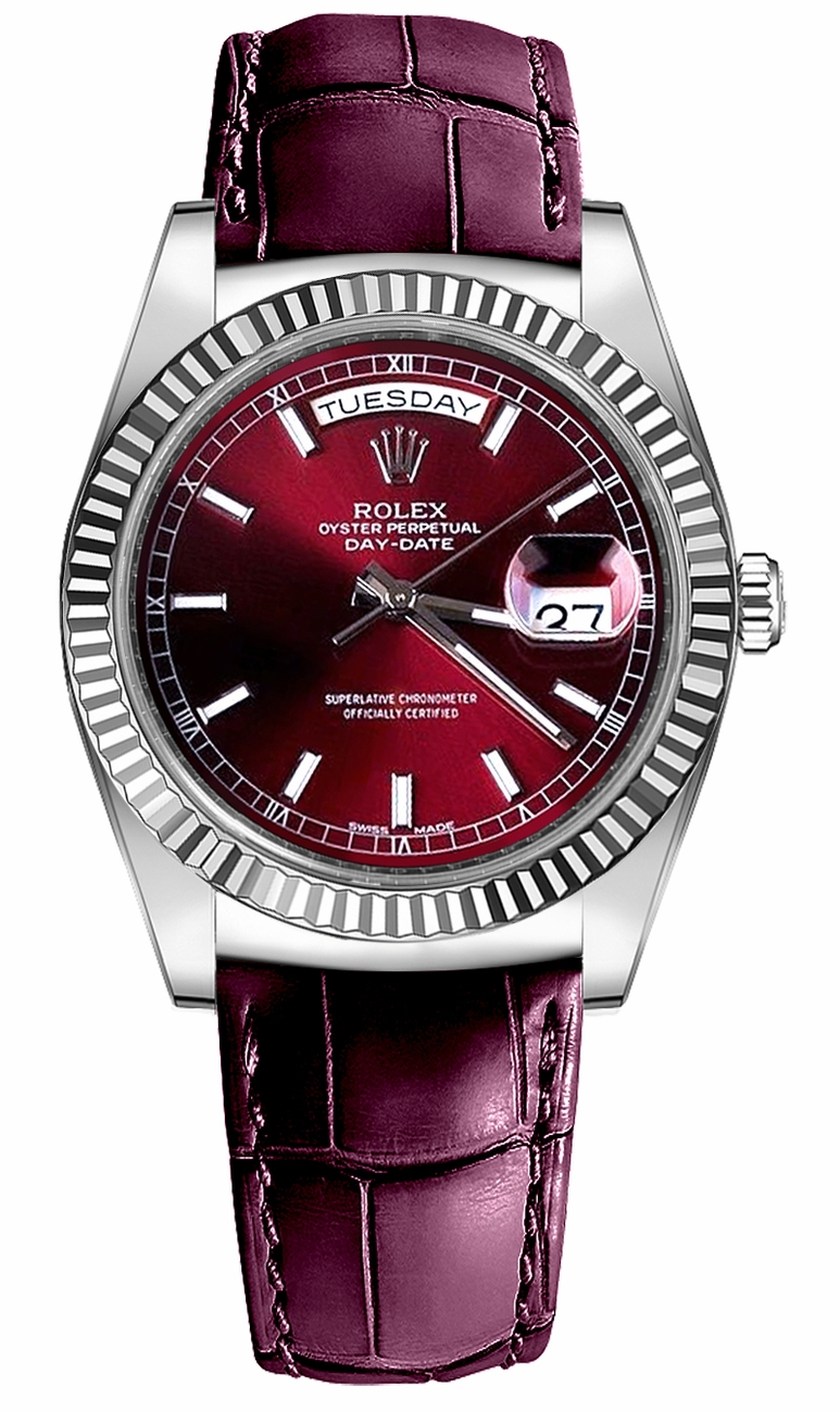 Rolex Day-Date Watches  Red  118139-0007 Watch