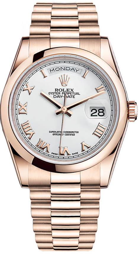 Rolex Day-Date Watches  White  118205-WHTRDP Watch