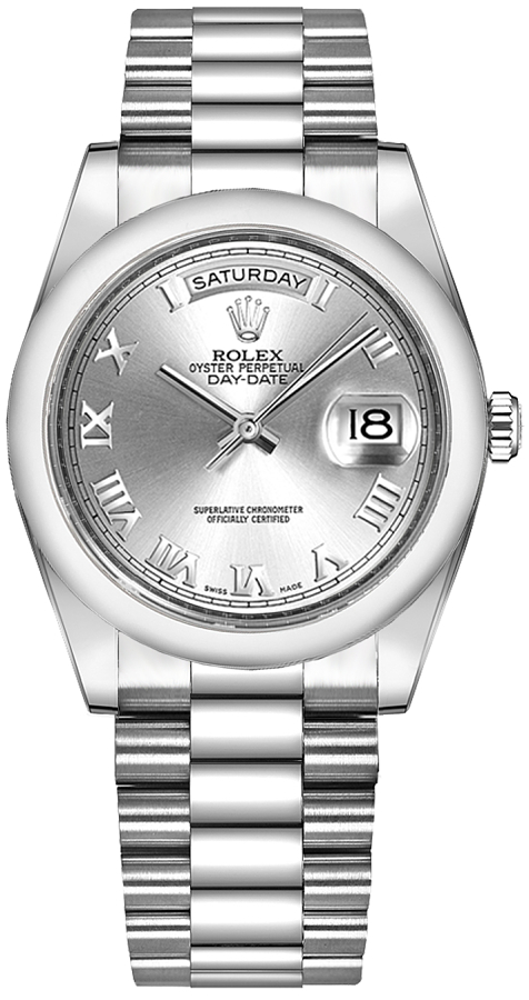 Rolex Day-Date Watches  Silver  118209-SLVRP Watch