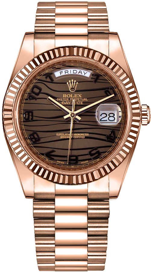 Rolex Day-Date Watches Mens Bronze Self winding Automatic Chronometer 218235-BRZAP Watch