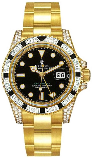 Rolex GMT-Master II Watches Mens Black Self winding Automatic 116758SANR Watch