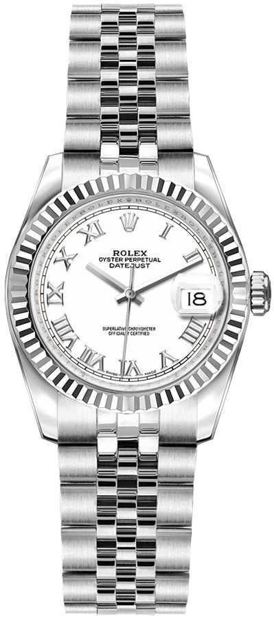 Rolex Lady-Datejust Watches White Self winding Automatic 179174-WHTRJ Watch