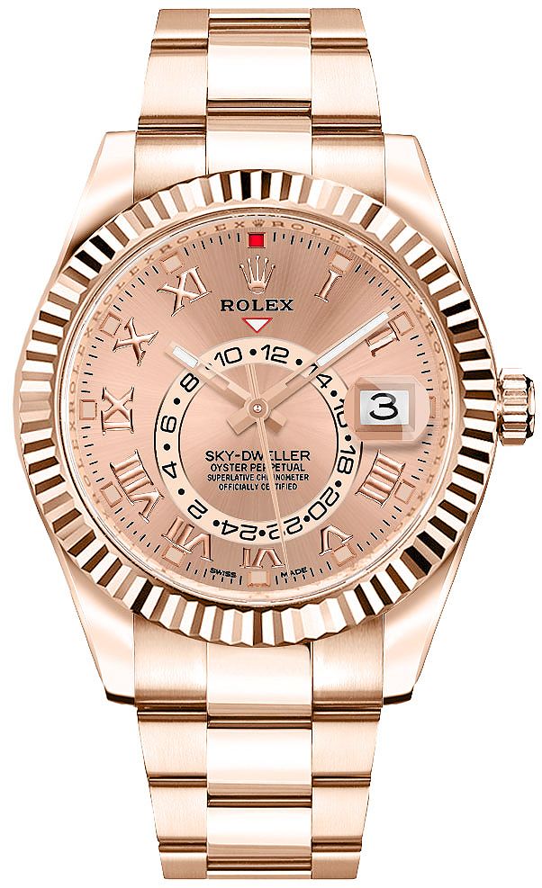 Rolex Sky-Dweller Watches Mens Sunray Sundust Self winding Automatic 326935-0004 Watch