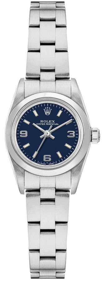 Rolex Oyster Perpetual Watches Ladies Blue Self winding Automatic 76080-BLUASO Watch