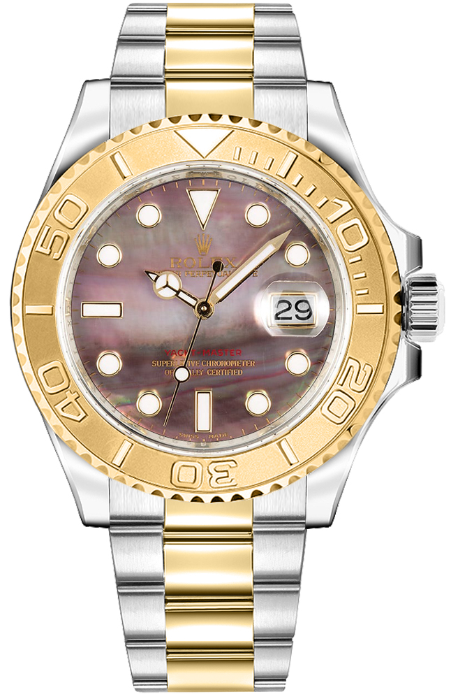 Rolex Yacht-Master Watches  Black Mother of Pearl Black Self winding Automatic 16623-BMOP Watch