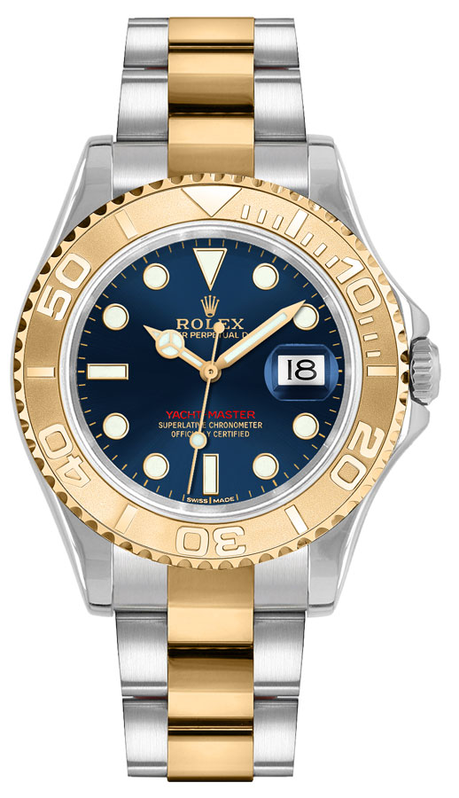Rolex Yacht-Master Watches Blue Self winding Automatic 168623-BLUE Watch