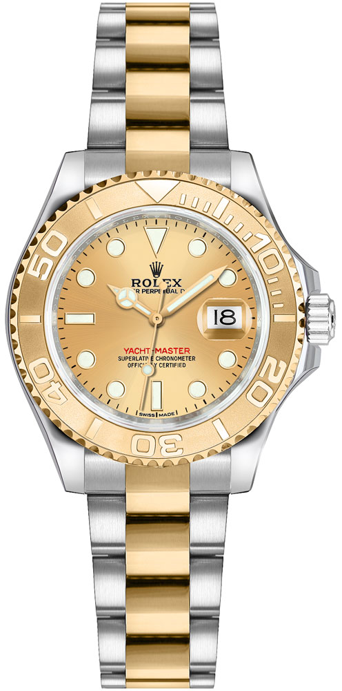 Rolex Yacht-Master Watches Ladies Champagne Self winding Automatic 169623-CHP Watch