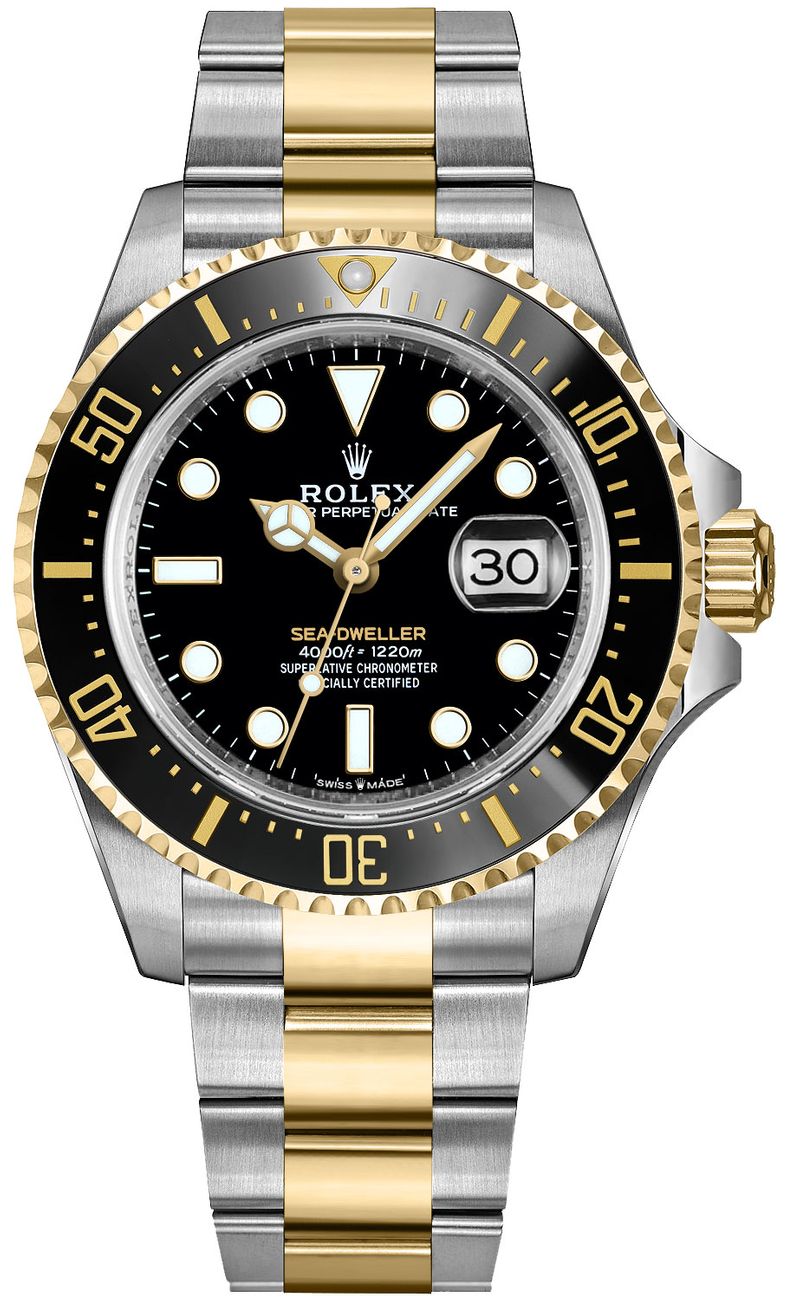 Rolex Sea-Dweller Watches Mens Black Self winding Automatic 126603-0001 Watch