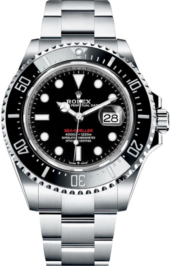 Rolex Sea-Dweller Watches Mens Black Self winding Automatic 126600-0001-SD Watch