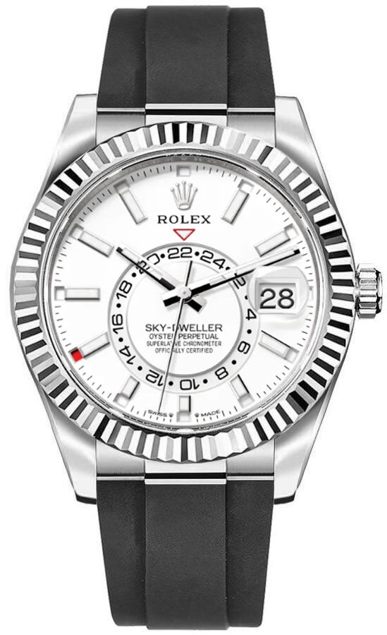 Rolex Sky-Dweller Watches Mens White Self Winding Automatic 336239-0003 Watch