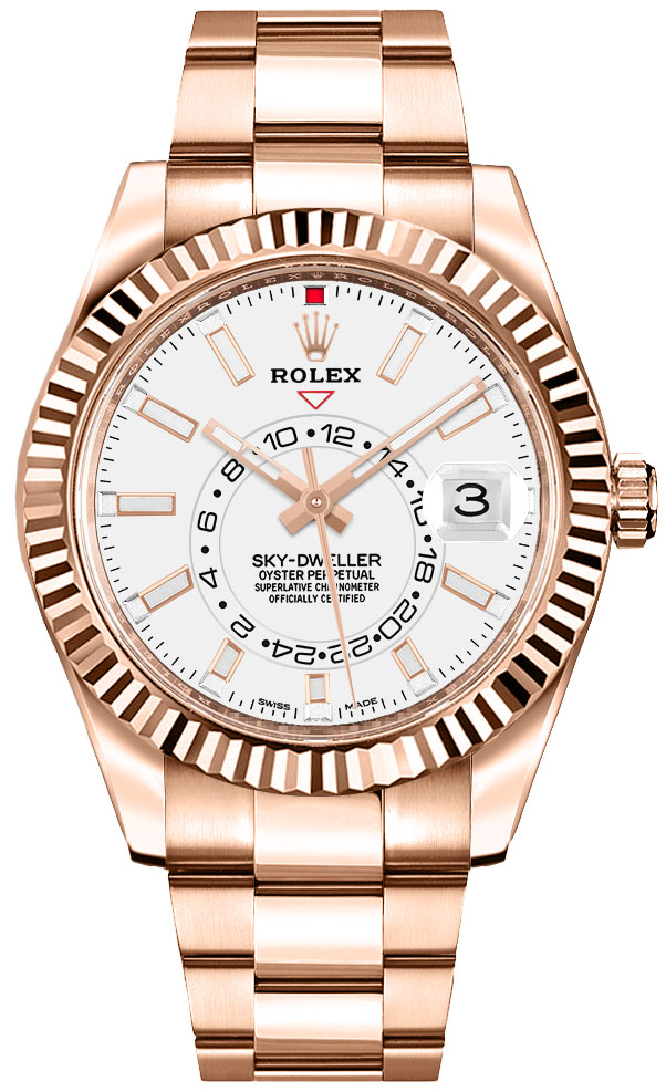 Rolex Sky-Dweller Watches Mens White Self winding Automatic 326935-0005 Watch