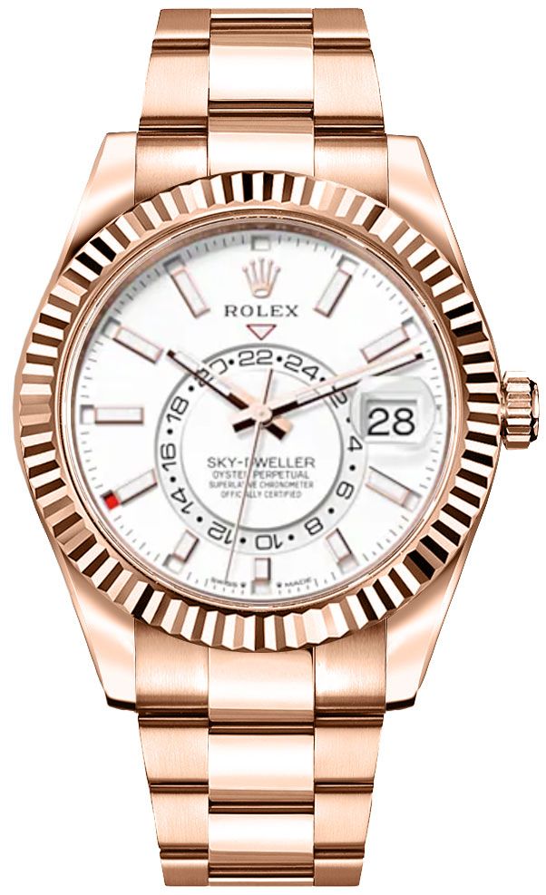 Rolex Sky-Dweller Watches Mens White Self Winding Automatic 336935-0003 Watch