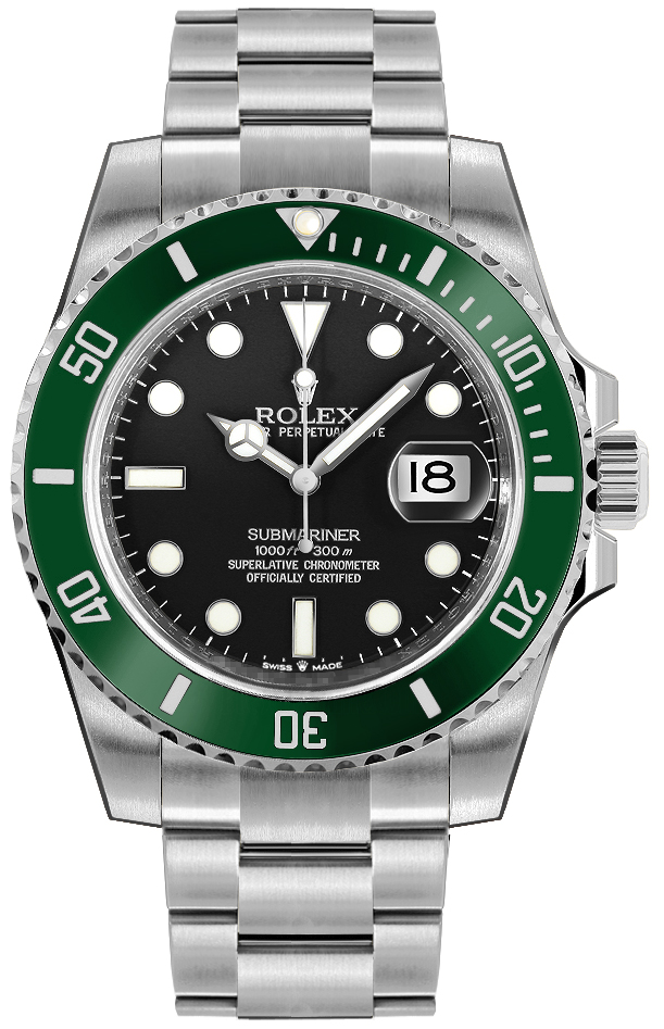 Rolex Submariner Watches Mens Black Self winding Automatic 126610LV-0002 Watch