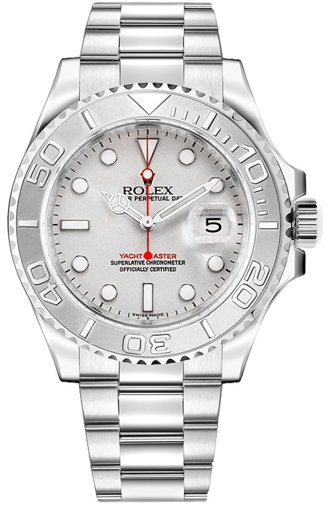 Rolex Yacht-Master Watches Mens Silver Self winding Automatic 16622 Watch