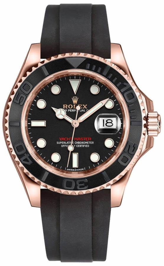 Rolex Yacht-Master Watches Black Self winding Automatic 268655-0002 Watch