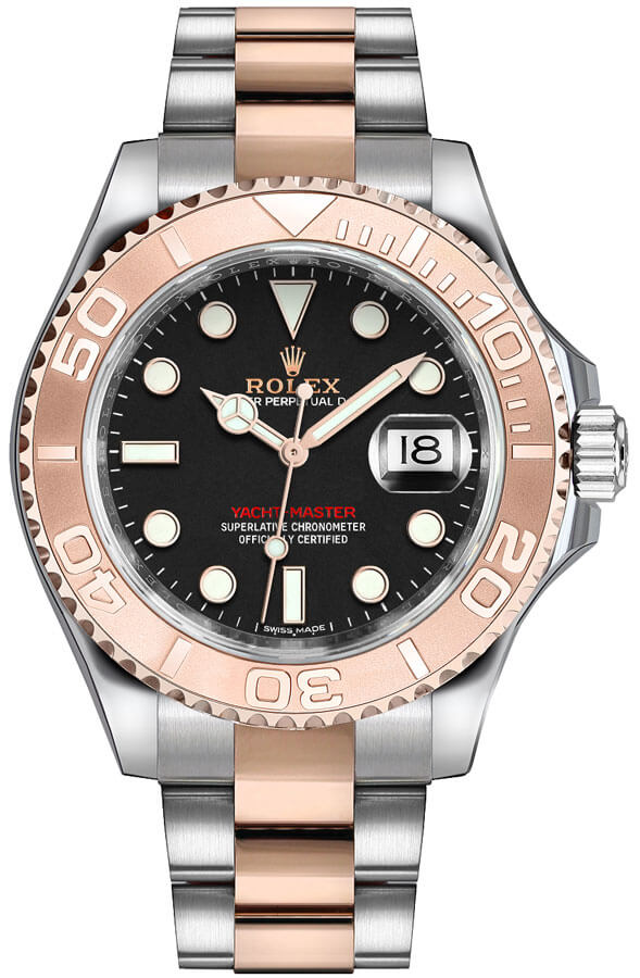 Rolex Yacht-Master Watches Mens Black Self winding Automatic 116621-0002 Watch
