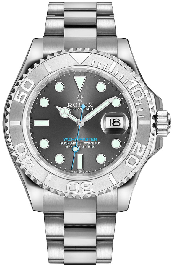Rolex Yacht-Master Watches Mens Dark Rhodium Grey Self winding Automatic 126622-0001 Watch