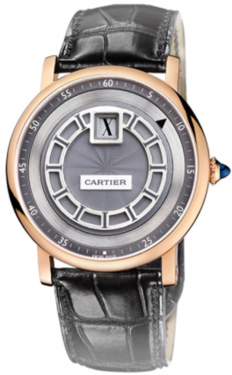 Cartier Rotonde De Cartier Watches Mens Grey Manual Winding W1553751 Watch