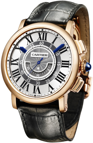 Cartier Rotonde De Cartier Watches Mens Silver Manual Winding W1555951 Watch