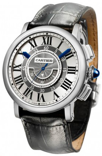 Cartier Rotonde De Cartier Watches Mens Silver Manual Winding W1556051 Watch