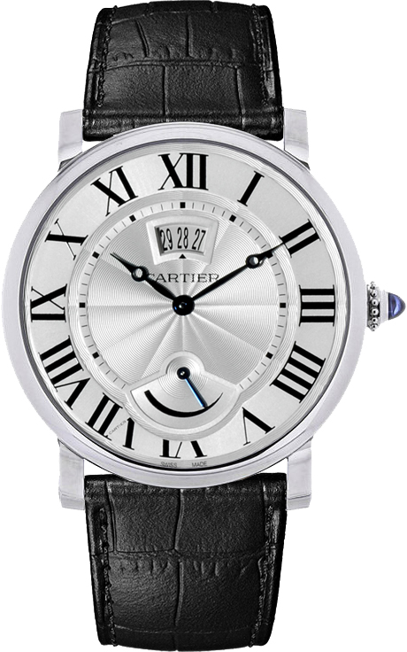Cartier Rotonde De Cartier Watches Mens Silver Manual Winding W1556369 Watch
