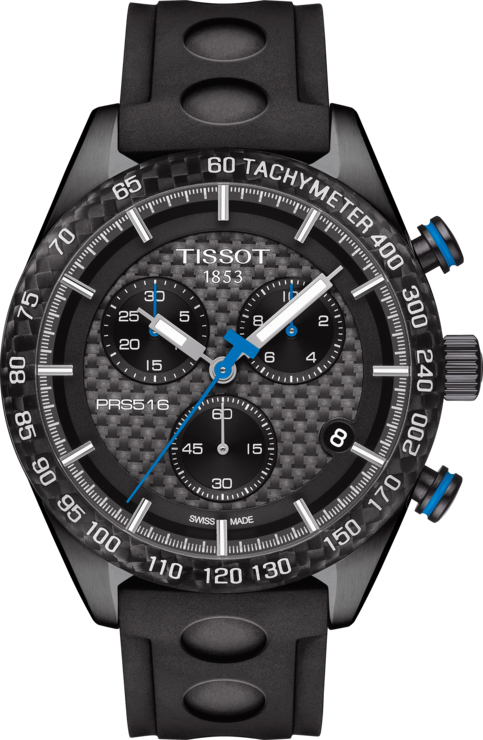 Tissot T-Sport Watches Mens Black Carbon Battery Operated Quartz T1004173720100 Watch