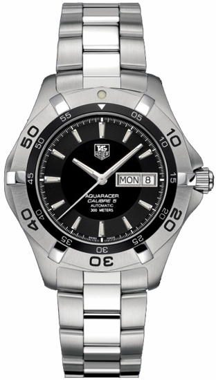 Tag Heuer Aquaracer Watches Mens Black Self Winding Automatic WAF2010-BA0818 Watch