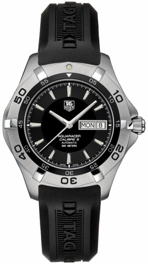 Tag Heuer Aquaracer Watches Mens Black Self Winding Automatic WAF2010.FT8010 Watch