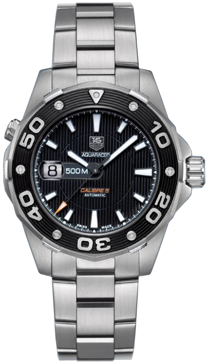 Tag Heuer Aquaracer Watches Mens Black Self winding Automatic WAJ2110.BA0870 Watch