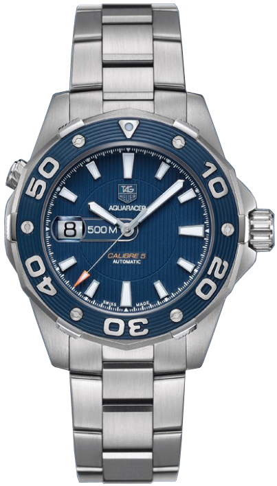 Tag Heuer Aquaracer Watches Mens Blue Self winding Automatic WAJ2112.BA0870 Watch