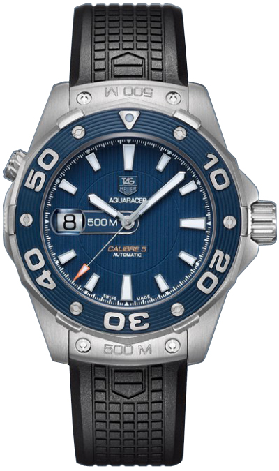 Tag Heuer Aquaracer Watches Mens Blue Self winding Automatic WAJ2112-FT6015 Watch