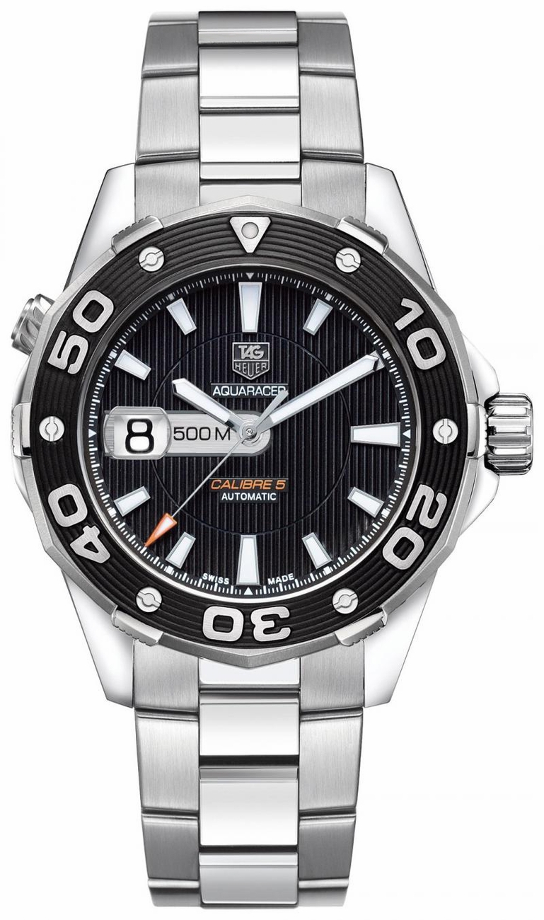 Tag Heuer Aquaracer Watches Mens Black Self winding Automatic WAJ2114.BA0871 Watch