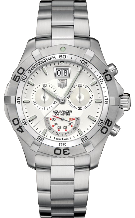 Tag Heuer Aquaracer Watches Mens Silver Battery Operated Quartz CAF101B-BA0821 Watch