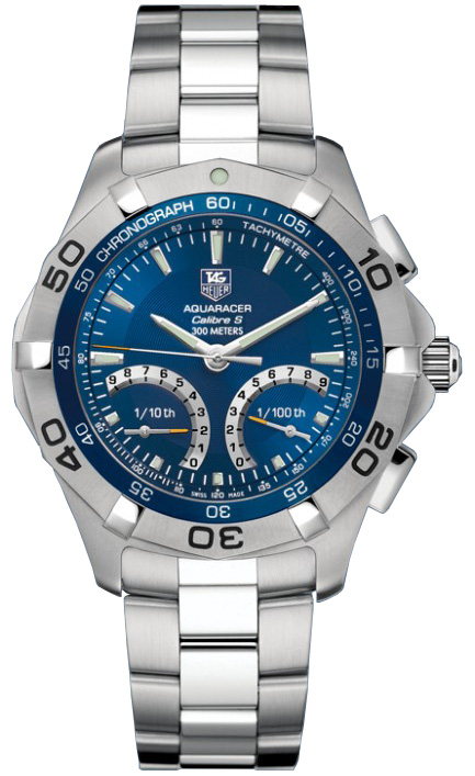 Tag Heuer Aquaracer Watches Mens Blue Hybrid Electro Mechanical CAF7012.BA0815 Watch