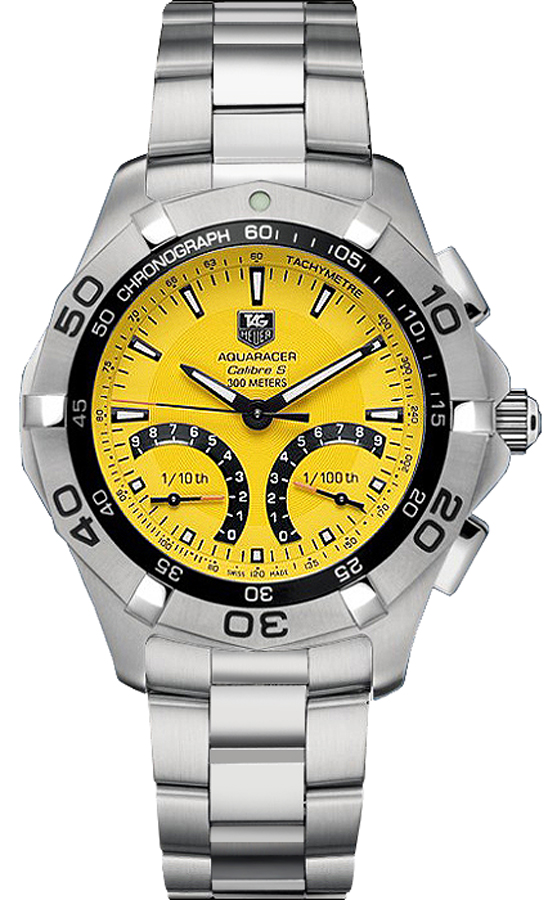 Tag Heuer Aquaracer Watches  Yellow Hybrid Electro Mechanical CAF7013-BA0821 Watch