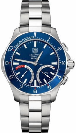Tag Heuer Aquaracer Watches Mens Blue Hybrid Electro Mechanical CAF7110.BA0803 Watch