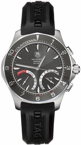 Tag Heuer Aquaracer Watches Mens Grey Hybrid Electro Mechanical CAF7111.FT8010 Watch