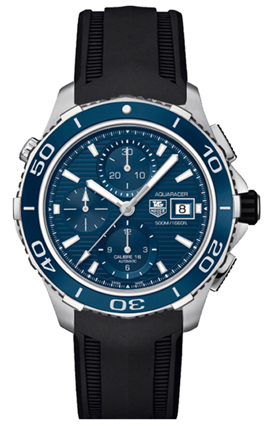 Tag Heuer Aquaracer Watches Mens Blue Self winding Automatic CAK2112-FT8019 Watch