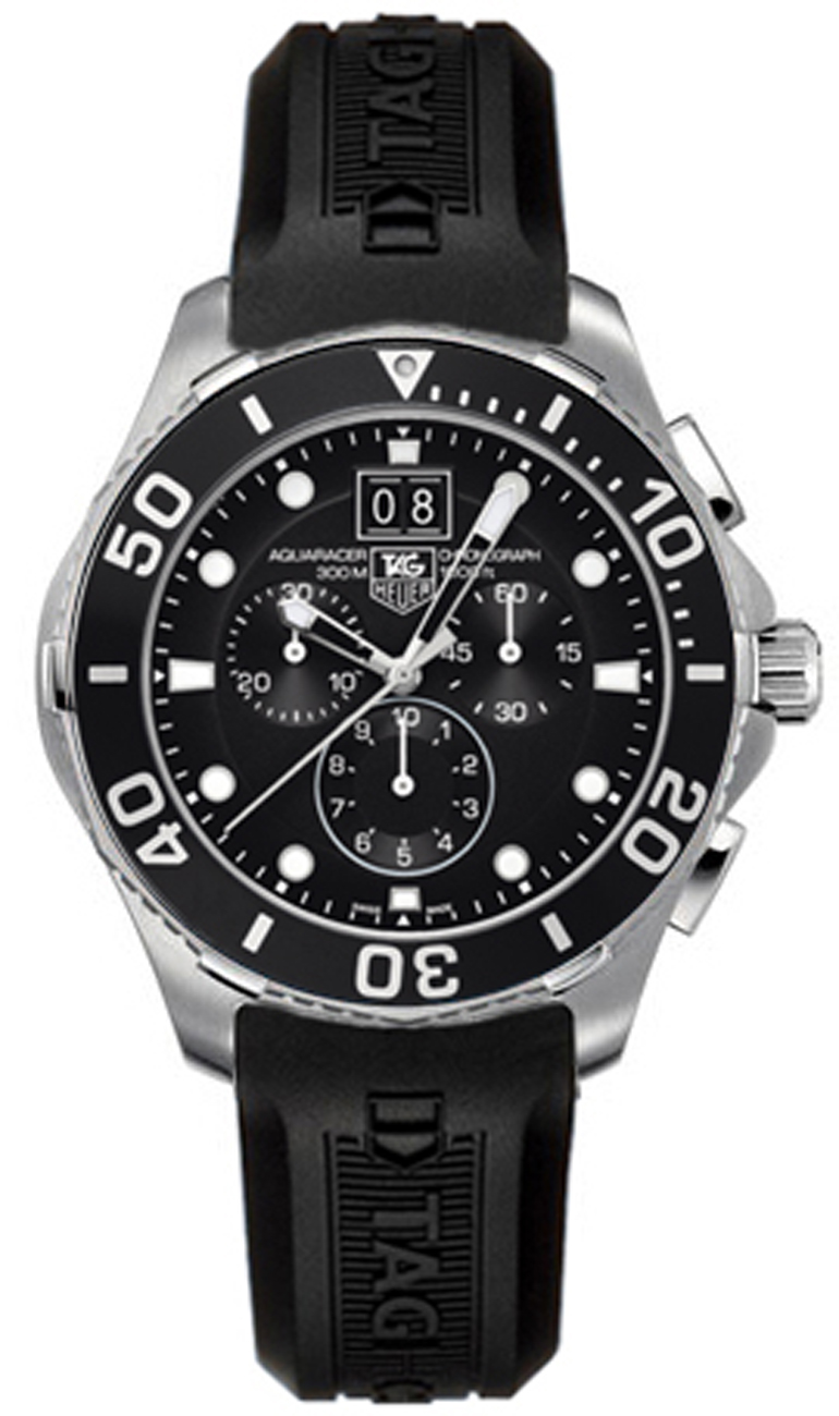 Tag Heuer Aquaracer Watches Mens Black Battery Operated Quartz CAN1010-FT8011 Watch