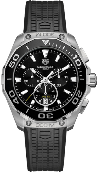 Tag Heuer Aquaracer Watches Mens Black Battery Operated Quartz CAY111A-FT6041 Watch