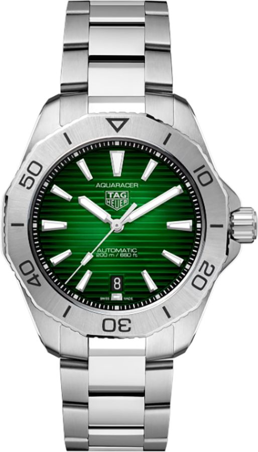 Tag Heuer Aquaracer Watches Mens Green Self Winding Automatic WBP2115.BA0627 Watch