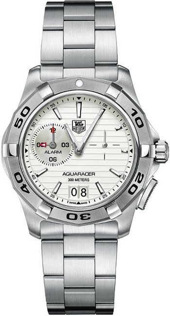 Tag Heuer Aquaracer Watches Mens White Battery Operated Quartz WAP111Y.BA0831 Watch