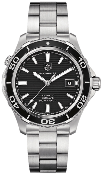 Tag Heuer Aquaracer Watches Mens Black Self winding Automatic WAK2110.BA0830 Watch