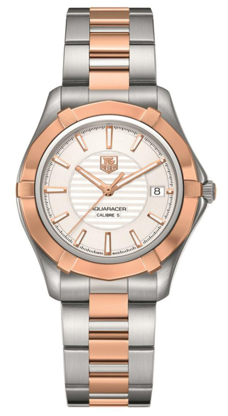 Tag Heuer Aquaracer Watches Mens Silver Self winding Automatic WAP2150.BD0839 Watch