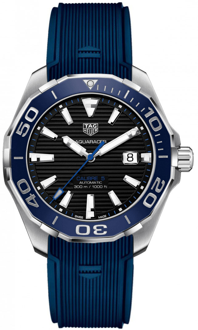 Tag Heuer Aquaracer Watches Mens Black Self winding Automatic WAY201C-FT6150 Watch