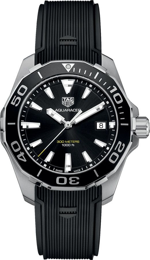 Tag Heuer Aquaracer Watches Black
Battery Operated Quartz WAY111A.FT6151 Watch
